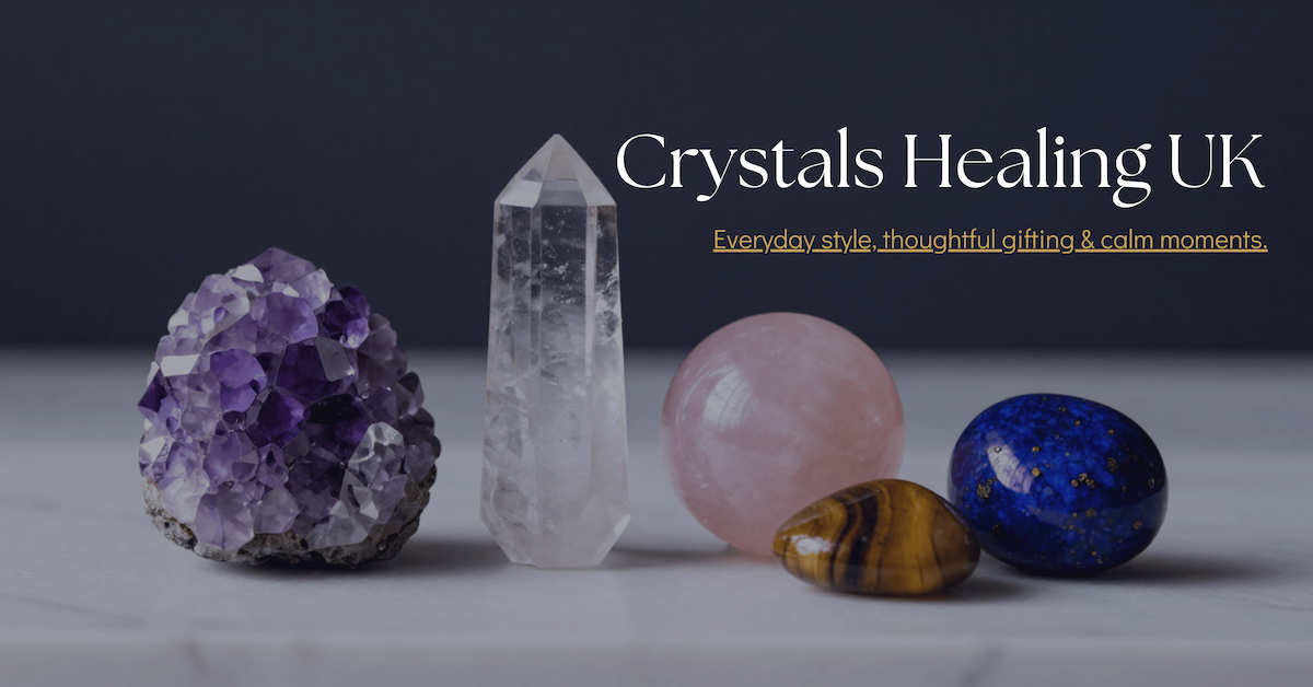 crystal jewellery and natural stone gits from London,UK