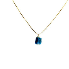 Blue Apatite Necklace