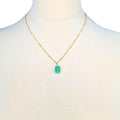 Handcrafted Chrysoprase Necklace