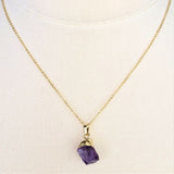 Raw Amethyst Necklace