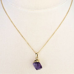 Raw Amethyst Necklace