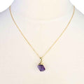 Raw Amethyst Necklace