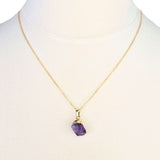 Raw Amethyst Necklace