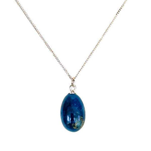 Apatite Silver Necklace – Elegance & Empowerment