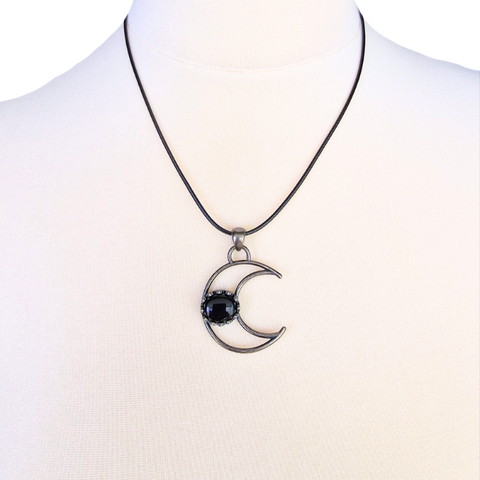 Crescent moon necklace