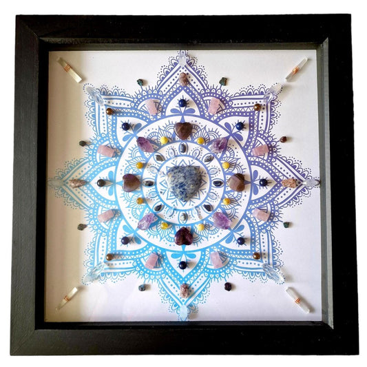 Sacred Serenity Crystal Grid Frame