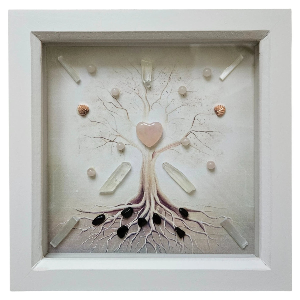 Tree of Life Framed Crystal Grid A