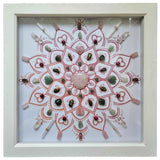 Love Crystal Grid Frame