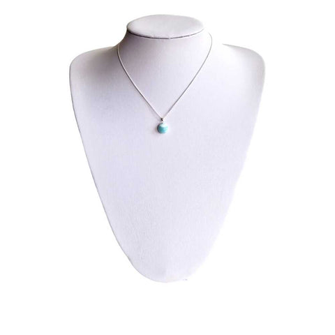 Oval Larimar Necklace