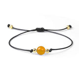 Yellow Agate Birthstone Bracelet
