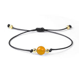 Yellow Agate Birthstone Bracelet