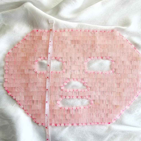 Rose Quartz Self-Care Mask size