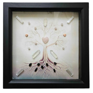Tree of Life Framed Crystal Grid