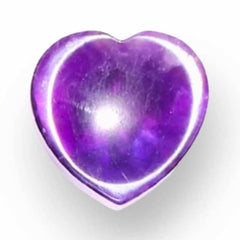 Amethyst Heart Worry Stone – Sacred Imperfections