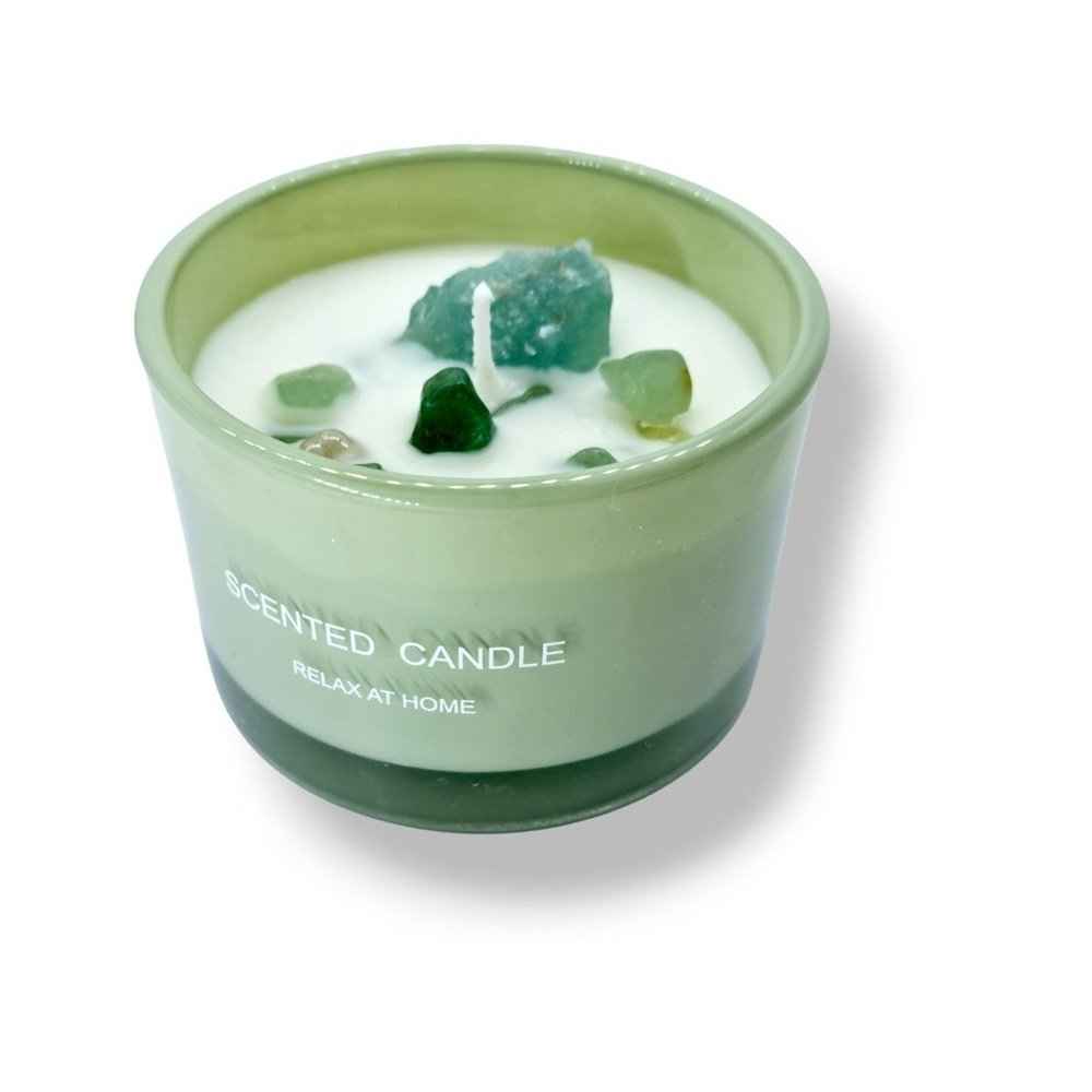 Invigorating Candle with Crystals