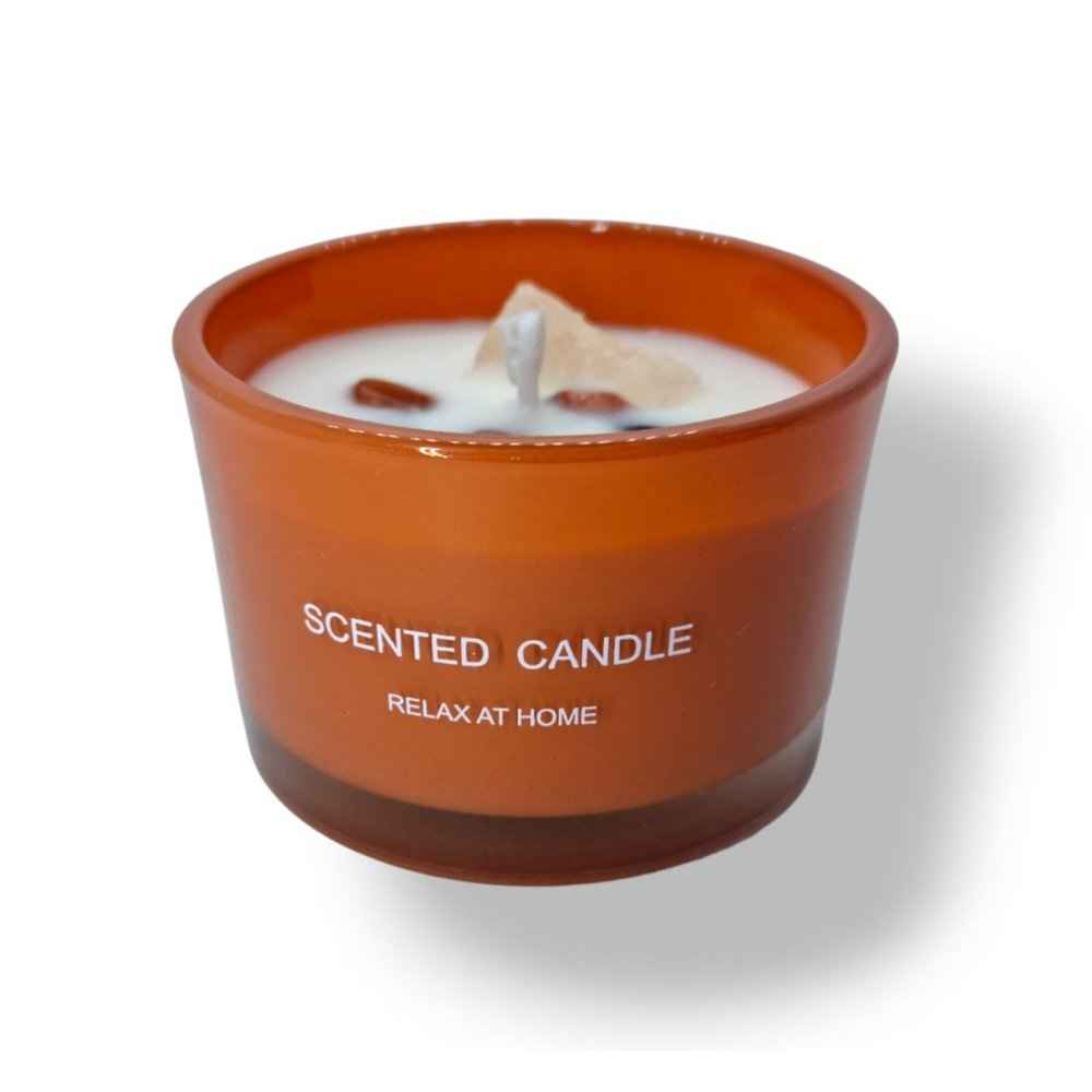 Peace and Tranquility Candle with Crystals