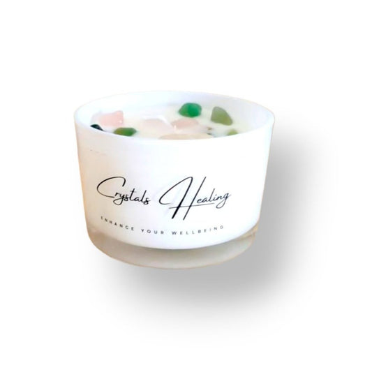 Harmony Candle with Crystals