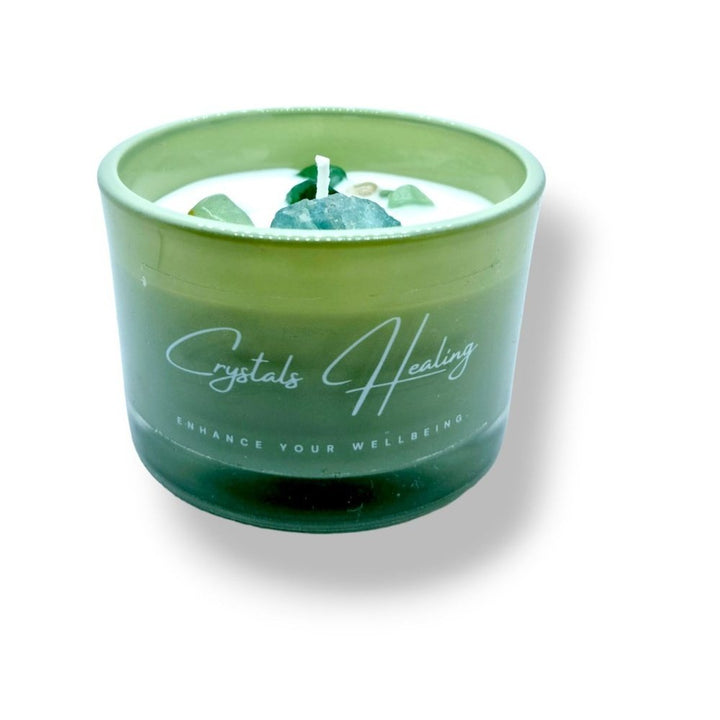 Invigorating Candle with Crystals
