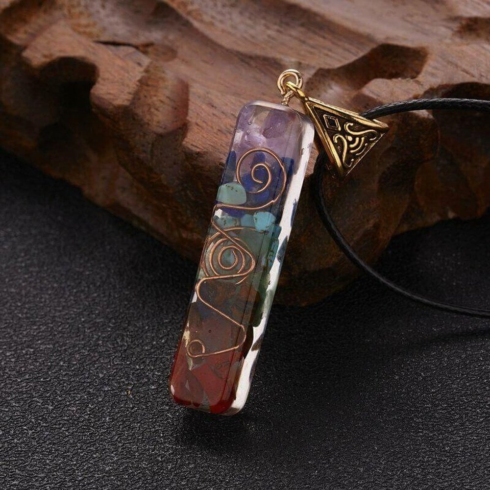 Orgone Energy Necklace for Balancing 7 Chakras