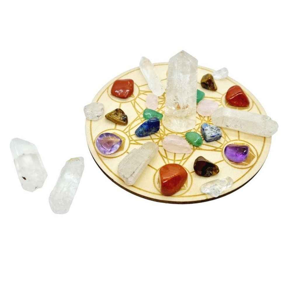 Metatron's Cube Crystals Grid