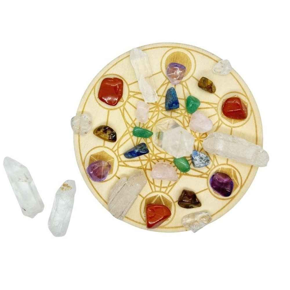Metatron's Cube Crystals Grid