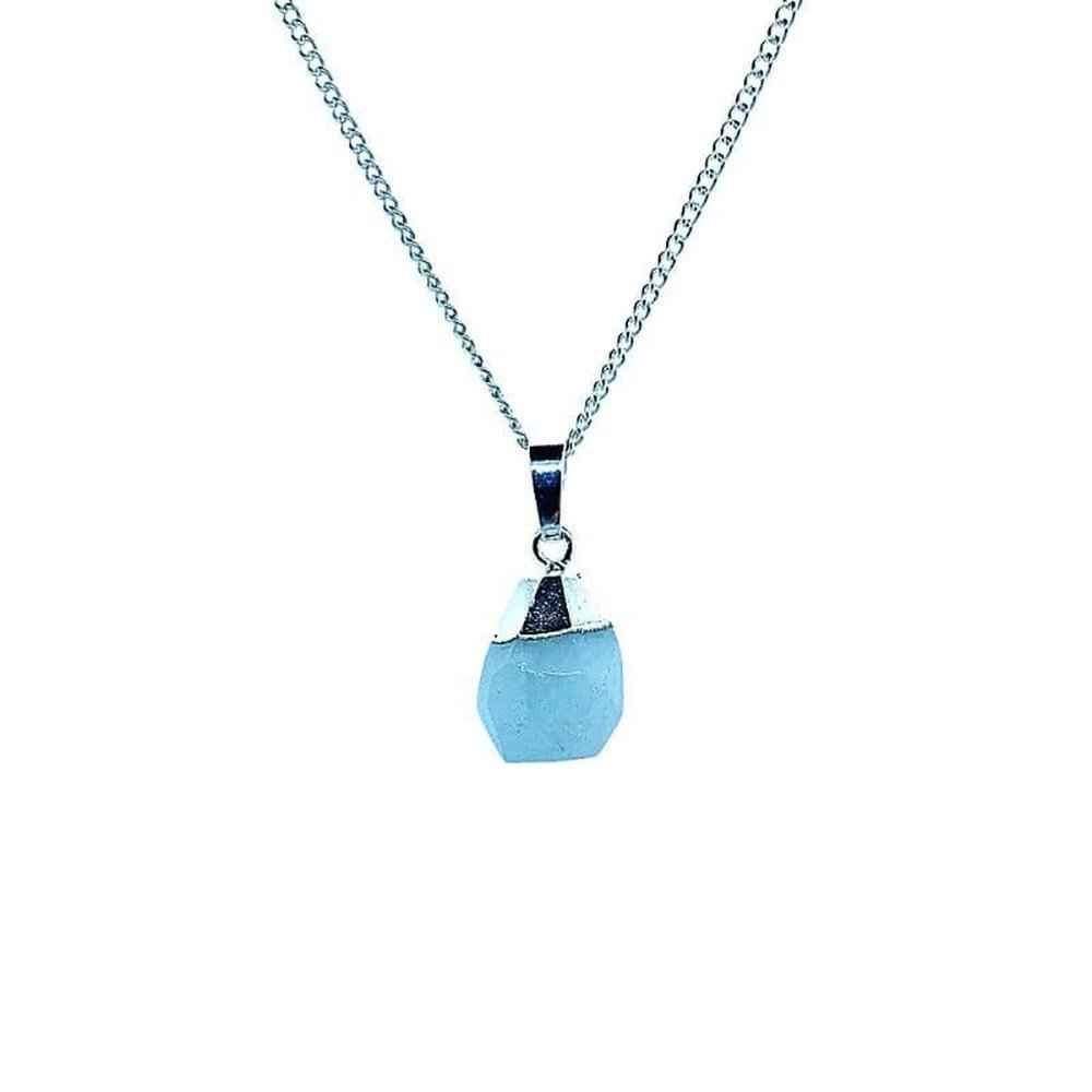Raw Aquamarine Necklace
