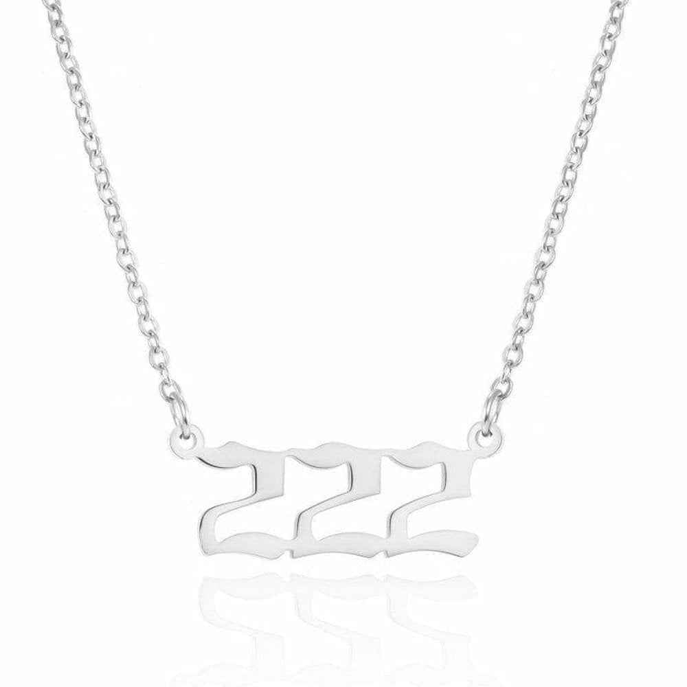 Angel Number Necklace 222