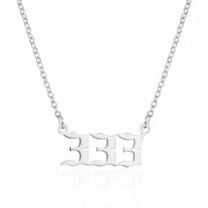 Angel Number Necklace 333
