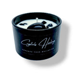Protection Candle with Crystals