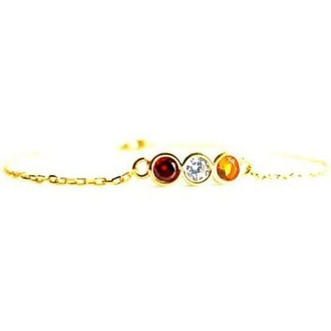 April Birthstone Bracelet