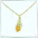 Raw Citrine Necklace