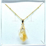 Raw Citrine Necklace