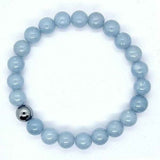 Angelite Bracelet – silver 1