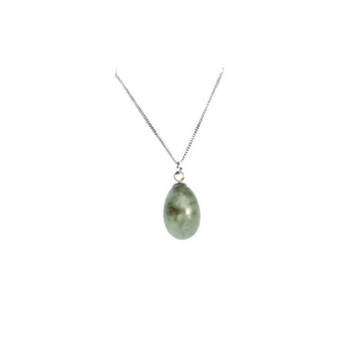 Prehnite Silver Necklace